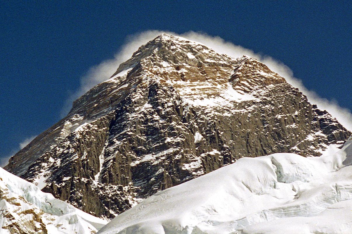 19 Everest Close Up From Pumori Base Camp Near Gorak Shep November 1997